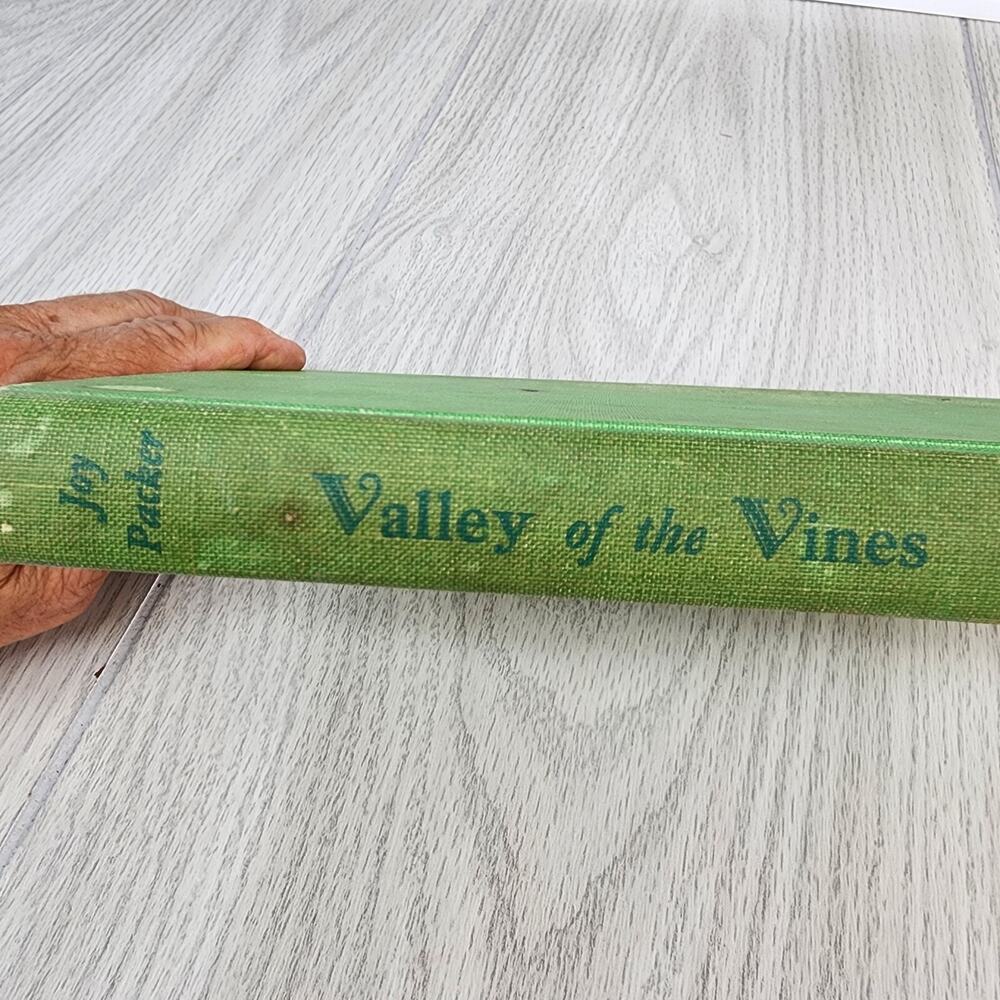 1955 VTG Book Valley Of The Vines by Joy Packer First Edition 1955 HC ACCEPTABLE
